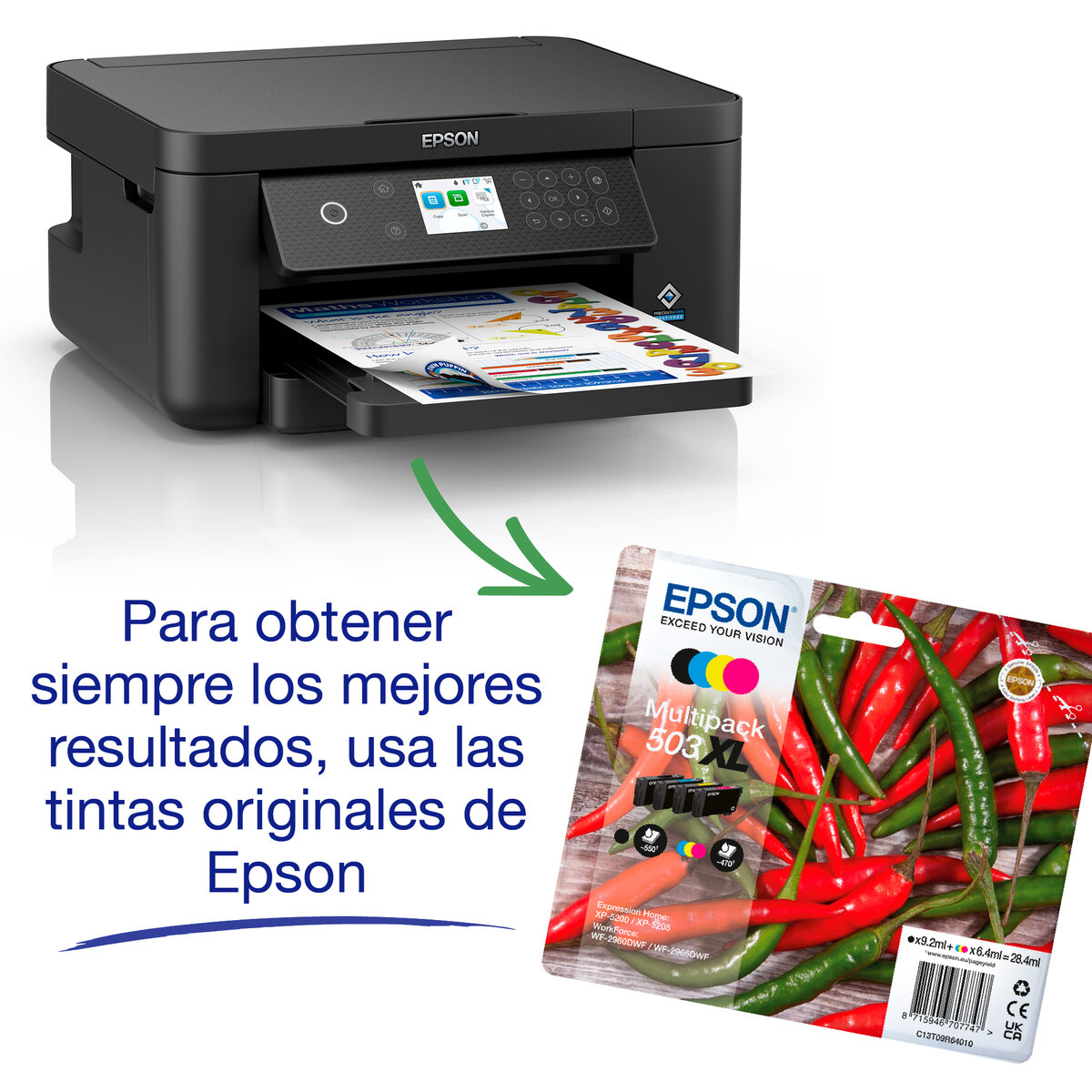 epson multifuncion inkjet expression xp 5200 color wifi a doble cara en a4
