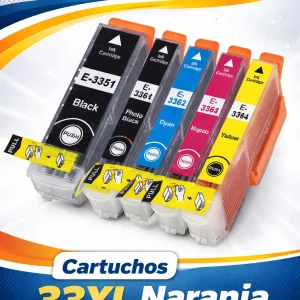 Cartuchos de Tinta Compatibles Serie 33XL para Epson Expression Premium