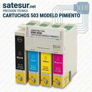 Cartucho de Tinta Genérico Serie 503XL (C13T09R) para Epson