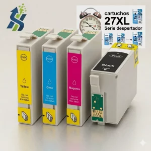 Cartuchos de Tinta Compatibles Serie 27XL para Epson WorkForce