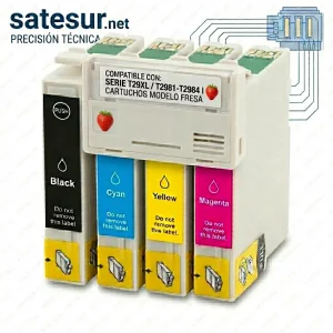 Cartucho de Tinta Genérico Epson Serie 29XL T2991 T2992 T2993 T2994
