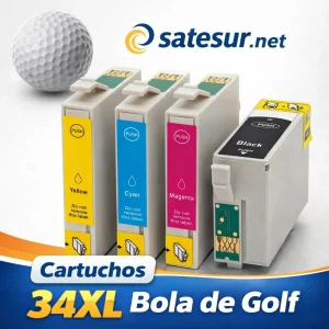Cartucho de Tinta Genérico Serie 34XL (T3471/2/3/4) para Epson