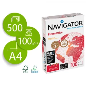 Papel Navigator Presentation A4 100g 500 hojas Blanco