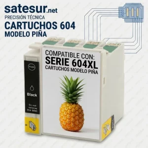 Cartucho de Tinta Genérico Serie 604XL (C13T10H) para Epson