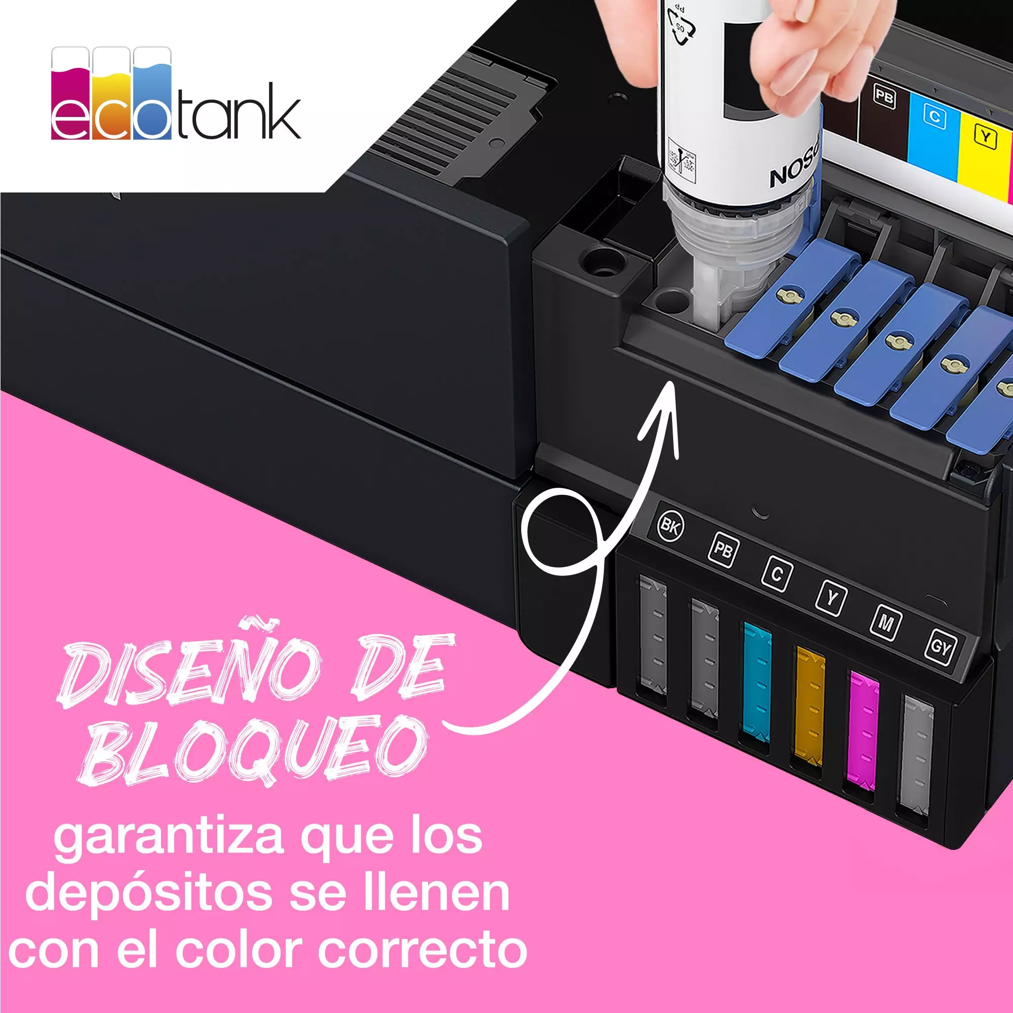 Comprar Tinta Epson EcoTank 114 Botellas Originales de 70 ml - Imagen 2