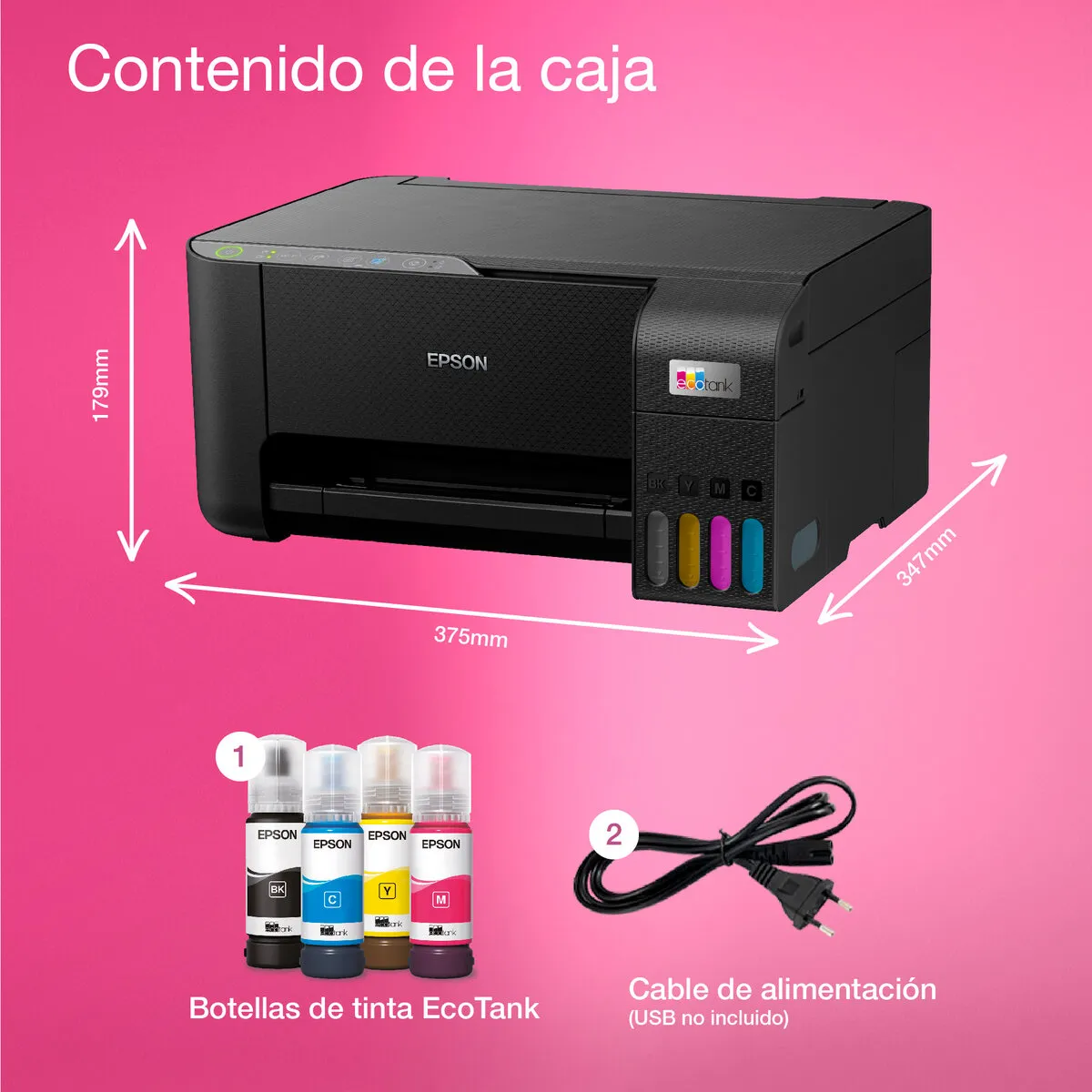 EPSON MULTIFUNCION INKJET ECOTANK ET-2860 - Imagen 5