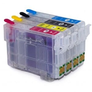 Pack 4 Cartuchos Recargables Epson 502XL con Chip Autorreset (T502XL)