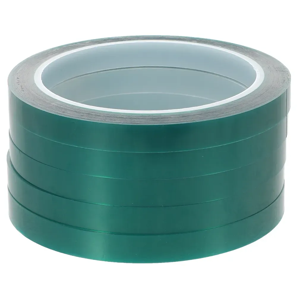 Cinta Adhesiva Térmica PET Verde 33m x 5mm para Sublimación y DTF - Imagen 4