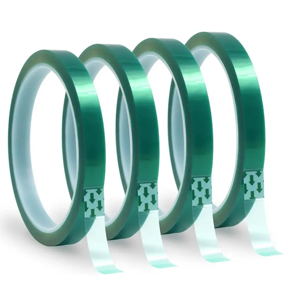 Cinta Adhesiva Térmica PET Verde 33m x 5mm para Sublimación y DTF - Imagen 2